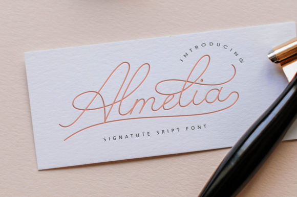 Almelia: A Script Font Designed for Modern Marketing