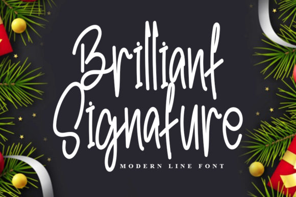 Brilliant Signature: A Font for Elegant Branding