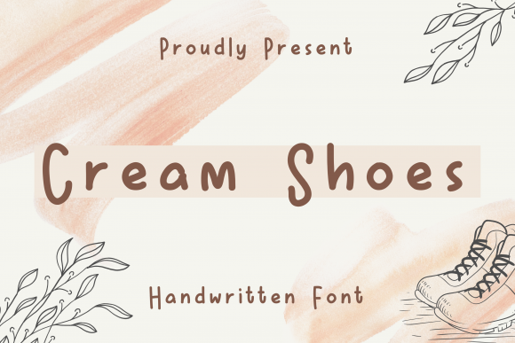 Cream Shoes: A Handwritten Font for Editorial Grace