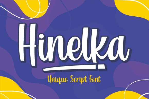 Discover Hinelka: A Graceful Script Font for Elegant Publishing
