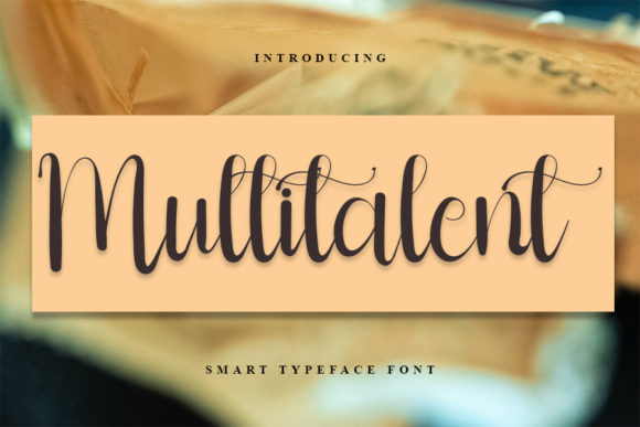 Discover Multitalent: A Versatile Handwritten Font for Your Next Project