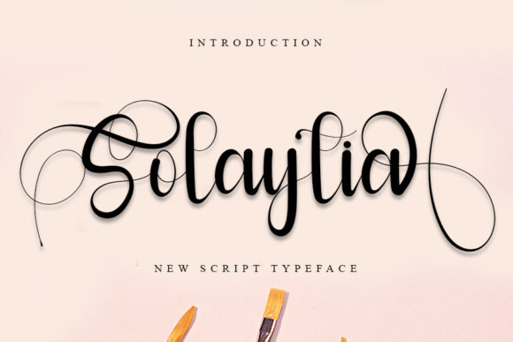 Discover Solaytia: A Bold Handwritten Font for Web Design
