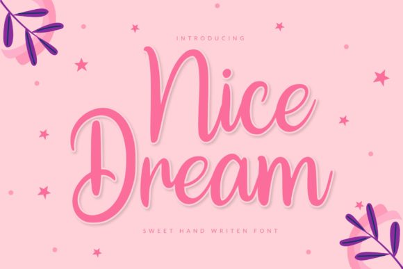 Elevate Your Brand with Nice Dream: A Handwritten Font