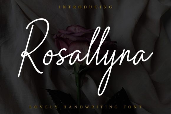 Enhance Your Brand with Rosallyna: A Refined Script Font