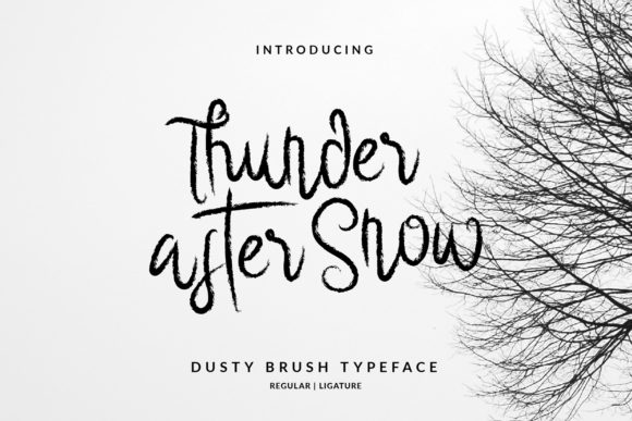 Enhance Your Brand with Thunder After Snow Font
