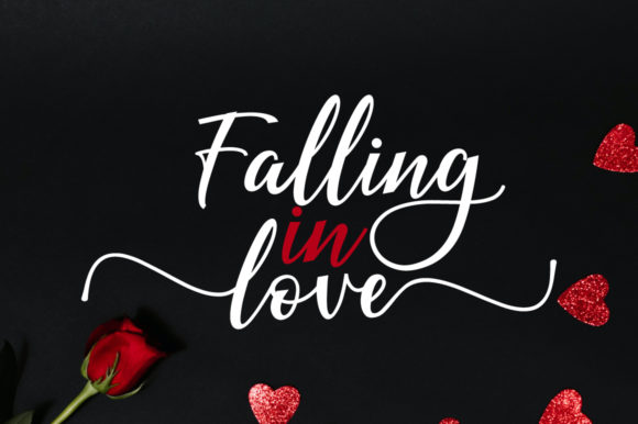 Falling in Love: A Script Font for Elegant Design