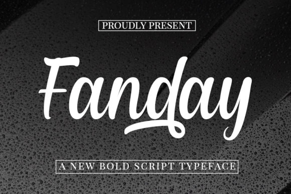 Fanday: A Bold and Stylish Handwritten Font for Creative Campaigns