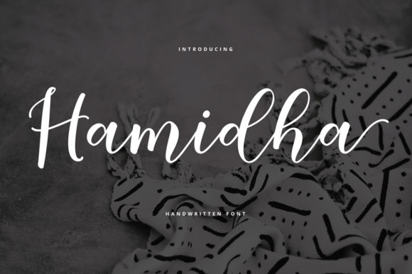 Hamidha: A Dazzling Script Font for Creative Makers