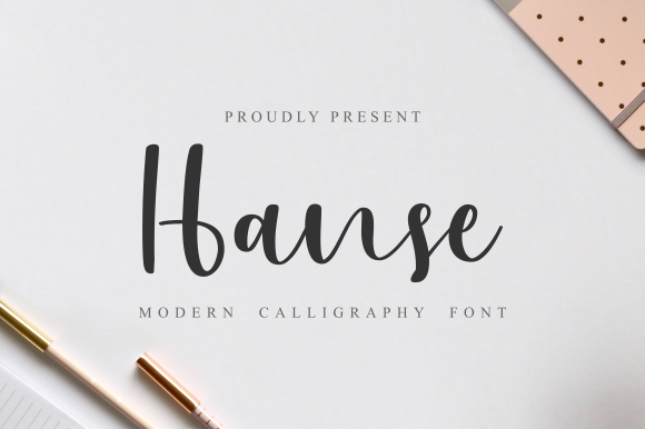Hanse: A Handwritten Font for Friendly Digital Branding