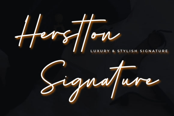 Herstton Signature: A Charming Font for Editorial Design