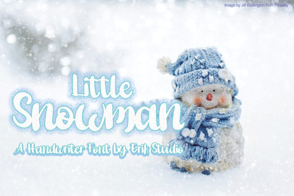 Little Snowman: A Playful Script Font for Web Design
