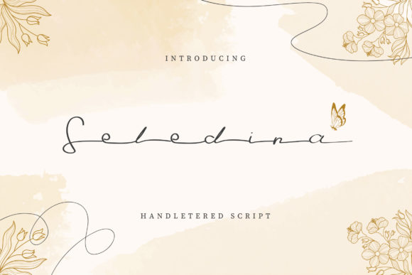 Seledina: A Handwritten Font for Elegant Editorial Design