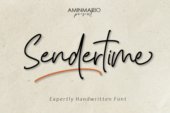 Sendertime: A Luxurious Handwritten Font for Web Design