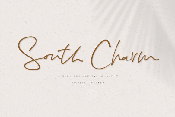 South Charm: A Delicate Script Font for Crafters